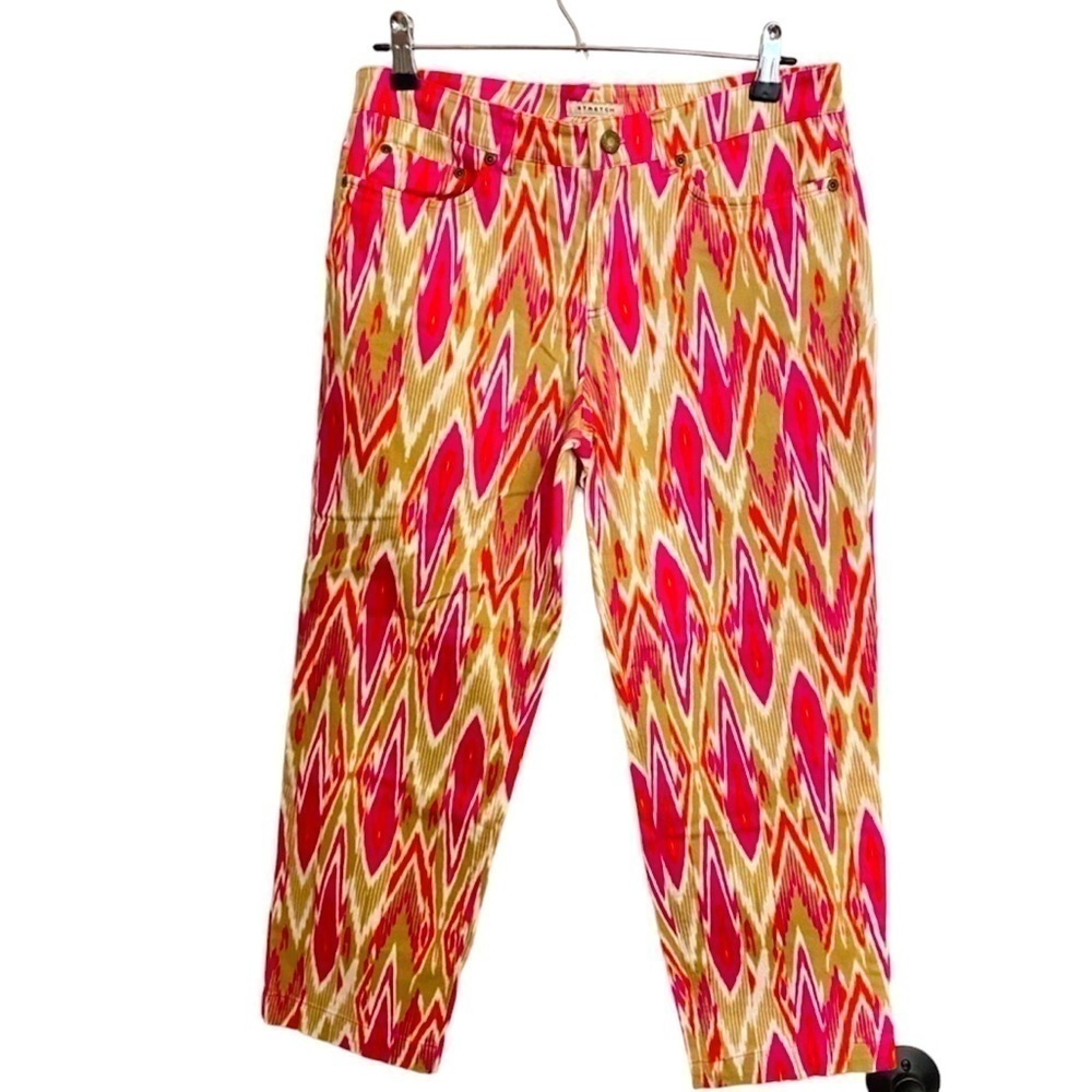 JONES NY STRETCH CAPRI PANTS l Cropped Capri Jeans l 0830